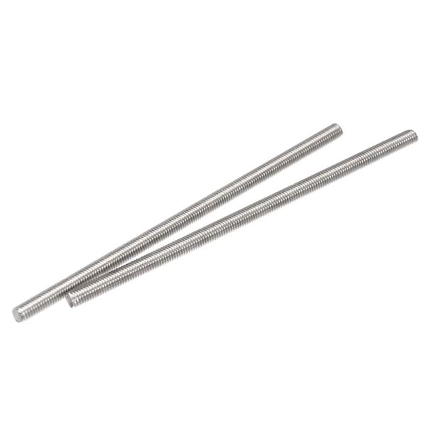 sourcing map 2Pcs M6 x 150mm Fully Threaded Rod 304 Stainless Steel Right Hand Threads