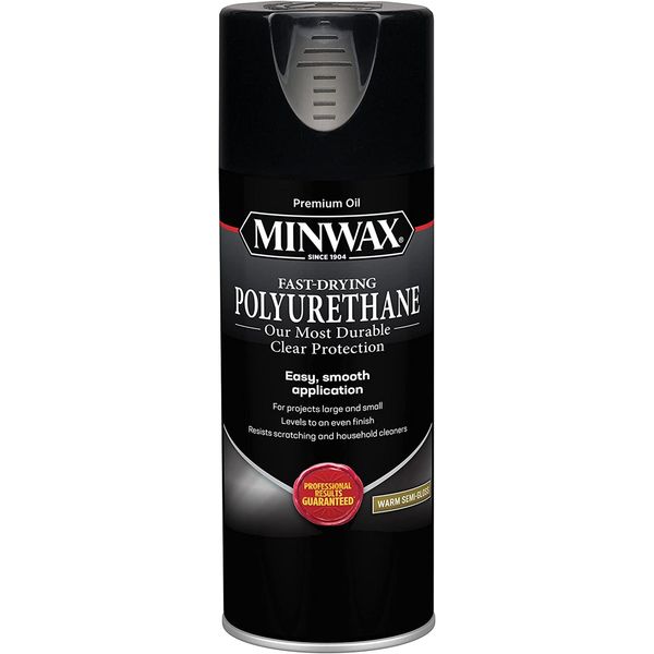 Spray De Poliuretano De Secado Rapido, Acabado Protector Para Madera, Brillo...