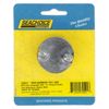 Seachoice Replacement Gas Fill Cap, Chrome-Plated Zamak