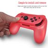 ADZ 2 x Red & Blue Controller Grip Handle Accessories compatible with Nintendo Switch Joy-Con Controller