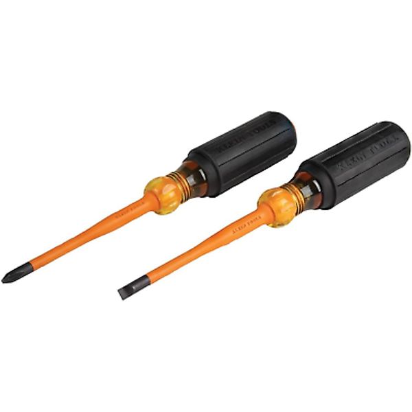 33732INS 1000V Slim Tip Insulated Screwdriver Set, #2 Phillips and 1/4-Inch Cab