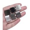 Ofeiyaa 6 Pairs Cufflinks Classic Striped Square Rectangle Cufflinks Set for Men