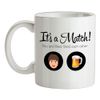 It's A Match Beer - 10oz - Ceramic Mug for Coffee/Tea