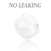 ZEJIA 10 Gram Sample Containers, 100 Count Cosmetic Containers with Lids, Refillable Empty Sample Jars, Small Plastic Containers with Lids (Clear)
