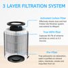 Nispira JF100 Replacement Filter for Jafända JF100 Air Purifier, 1 Pack