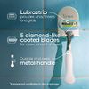 Gillette Venus Platinum Extra Smooth Razors for Women, 1 Venus Razor, 4 Razor Blade Refills, Metal Handle with Anti-Slip Grip