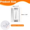 sourcing map 3pcs High Precision SEC Size Estimation Chart 0.16mm Covered Transparency Flaw Detection Film Ruler for Diameter and Line Width Defects Measuring