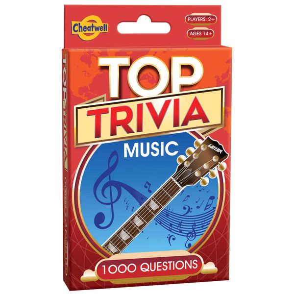 Cheatwell Games Top Trivia-Music, Multicolor