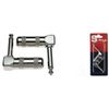 Stagg B003H Nickel Plated Hook Connectors (2x 1/4 Inch)