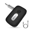 SIMOLIO 3.5mm Bluetooth Adapter for Car/Home Stereo/Speaker/Wired Headphones