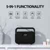 Powerbyte - Portable FM Radio Digital with Powerful 30W Stereo Bluetooth Speaker