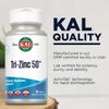 KAL Tri Zinc 50mg w/Zinc Citrate, Zinc Amino Acid Chelate and Zinc Picolinate, Healthy Metabolism and Immune Support Supplement, Vegan, Gluten Free, Non-GMO, 60-Day Guarantee, 90 Servings, 90 Tablets