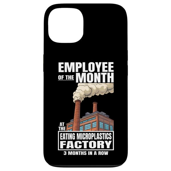 iPhone 13 Funny Eating Microplastics Case