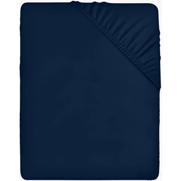 Utopia Bedding Fitted Sheet Small Double / 4ft, Navy - Deep Pocket 12 inch (30 cm) - Easy Care - Soft Brushed Polyester Microfibre Fabric - Shrinkage and Fade Resistant - Bottom Sheet