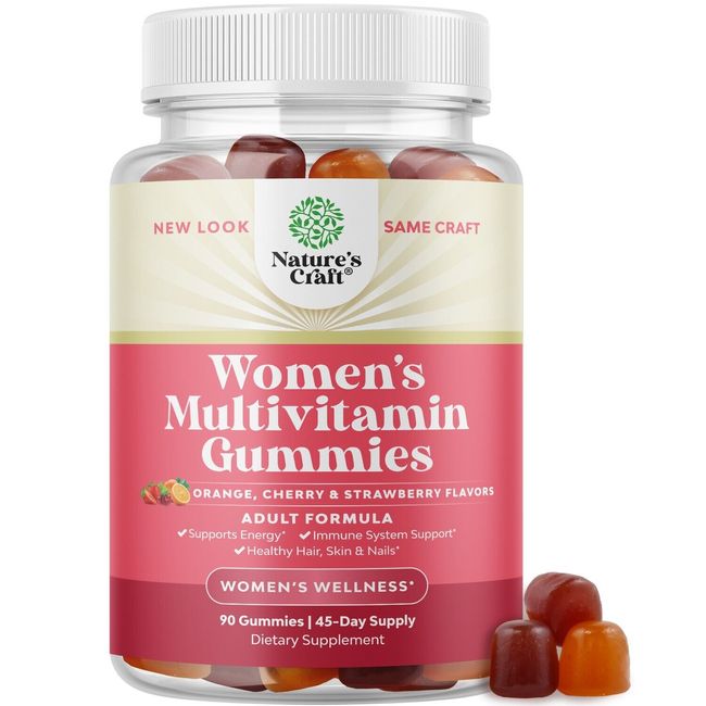 Delicious Natural Multivitamin for Women Gummies - Womens Multivitamin Gummies