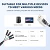 DTECH USB to TTL Adapter 3.3V 4 Pin USB to UART Debug Cable Prolific Chip LED Indicators PL2303 IC Serial Converter Output 3.3 Volt for Windows 11 10 8 7 XP MAC Linux Easy Debugging Programming (1.8M)