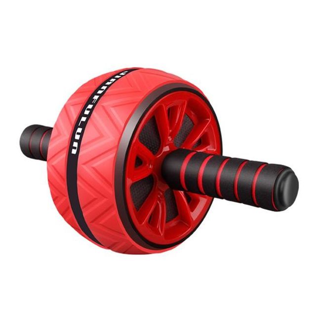 AB Slide Abs Roller Core Exercise Wheel Abdominal Strength Training Portable Spring Bag Rolling Fitness For Home Gym, [03] Red