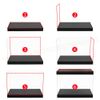 US Big Acrylic Display Box Perspex Case 14.7" L Plastic Dustproof Self-Install