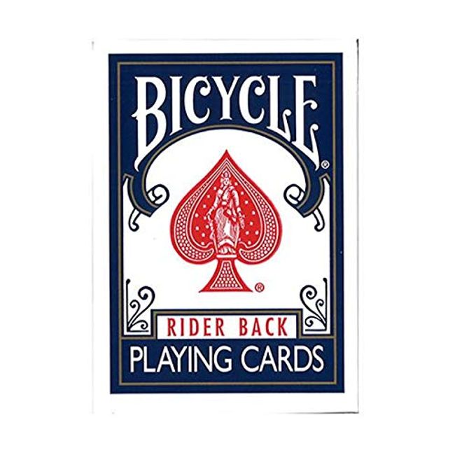 Playing Card Bicycle Rider Back Blue PC808B