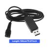 2PCS USB Shaver Charger Cable Compatible with Wahl Colour Pro 9649 Cordless Clippers Replacement 3.5V USB Power Cord Black 1.8m