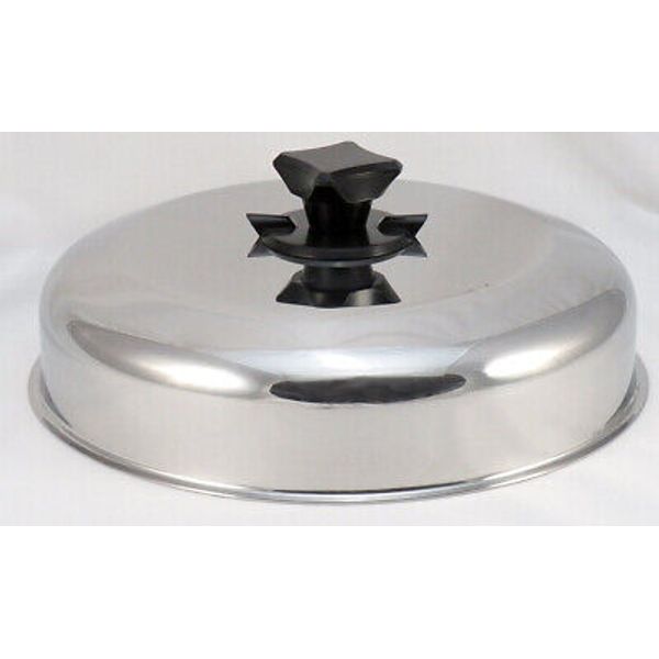 Health Craft 11-5/8" Stainless Steel Vented Dome Lid for K7273 Electric Skillet