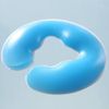 Silicone Face Massage Pillow Spa U Shaped Massage Pillow Spa Gel Pad Face Relax Body Massage Cradle Cushion for Salon Blue