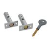 Yale Security Lock, Chrome, Pack of 2