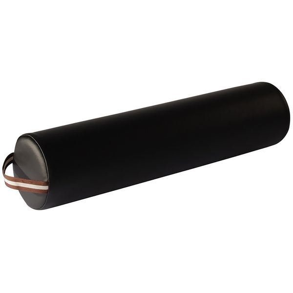 Master Massage Tables Full Round Massage Bolster Pillow Cushion, Black