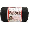 Bonnie Macrame Craft Cord 6mmx100yd-Black
