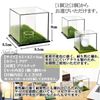S.fields.inc Golf Ball Case Display Case with Artificial Grass Clear Acrylic Collection Anniversary Balls (2 Piece)