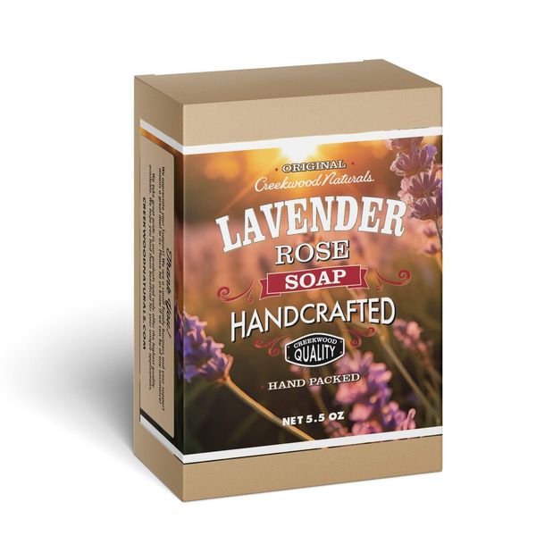 Lavender Rose Soap - All Natural Perfume Free