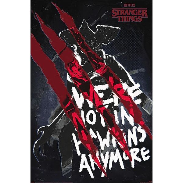 Laminated Stranger Things 4 Not In Hawkins Maxi Poster
