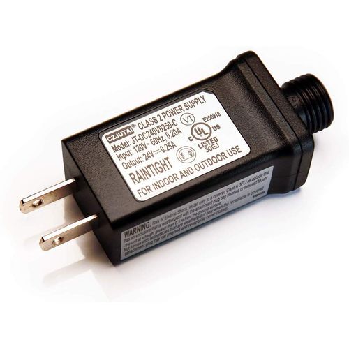 TYBEEU 24V LED Christmas Trees and Strip Lights Adapter - Class 2 Power Supply (JT-DC240V0250-C) UL-Listed US Standard, Exclusively for 24V Output Voltage Devices, See Details for More Compatible