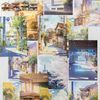 Collage Material Assortment, Design Paper, Material Paper, Background Paper, Stylish (Black)