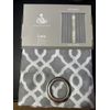 54 x 84 Gray 100% Polyester Window Panel Light Filter