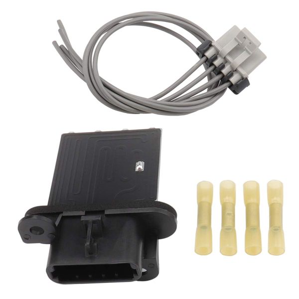 HVAC Fan Blower Motor Resistor Kit with Wire Harness Replaces 973-582, 87138-04052, 8713804052, RU746, RU1435 Compatible with Toyota - 2005-2020 Toyota Tacoma