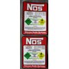 2X NOS Nitrous Oxide Racing Label Decals Stickers FREE SHIPPING