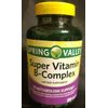 SPRING VALLEY..SUPER VITAMIN B-COMPLEX.."METABOLISM SUPPORT" 250 TABS..JAN 2026