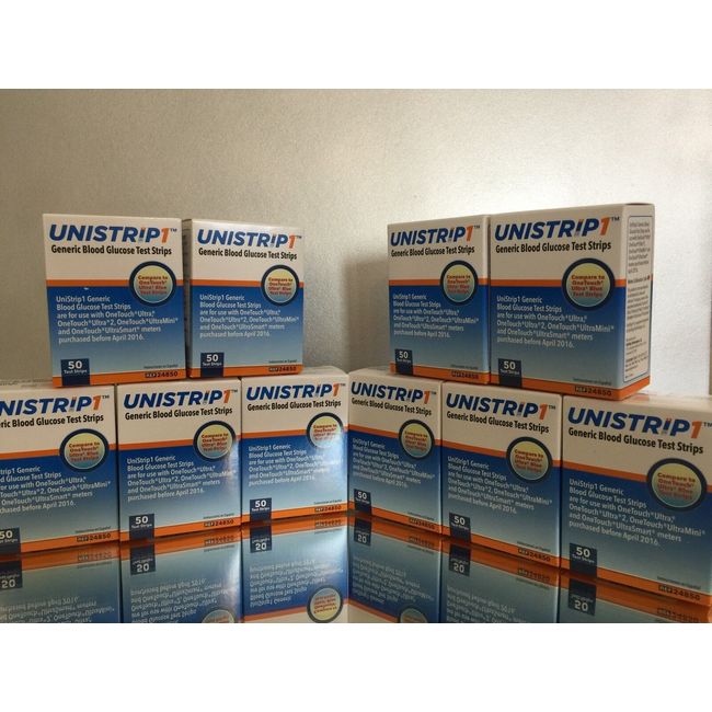 UNISTRIP Blood Glucose 500 Test Strips, EXP 09/2025FAST FREE SHIPPING