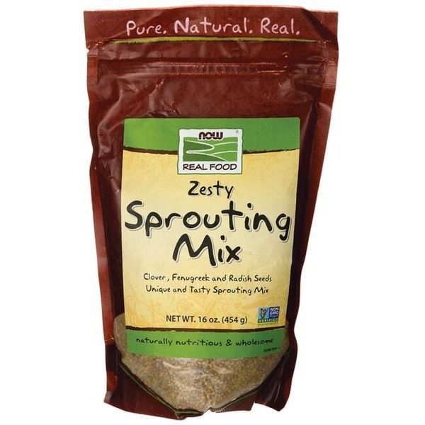 NOW Foods Zesty Sprouting Mix 16 oz Pkg