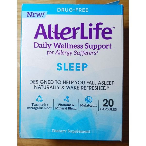 Allerlife Daily Wellness Support SLEEP for Allergy Sufferers  20ct