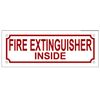 Fire Extinguisher Inside Sign (Aluminium 3X8)