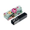 Hanyi Lipstick Case with Mirror, 3 Pcs Vintage Floral Print Leather Lipstick Holder Box Jewelry Organiser