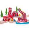 Bigjigs - Trein - Brandweerhaven