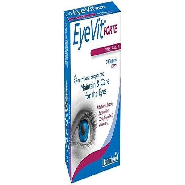 HealthAid Vegan EyeVit Forte Tablets - (Pack of 30 Tablets)