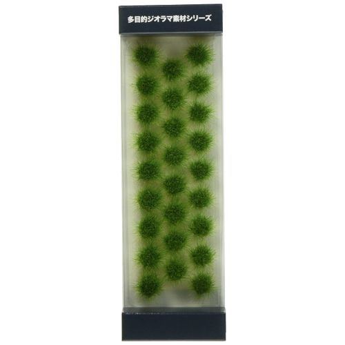 プラッツ/ノッホ 多目的ジオラマ素材シリーズ 草むら・草丈6mm (緑・26株セット)