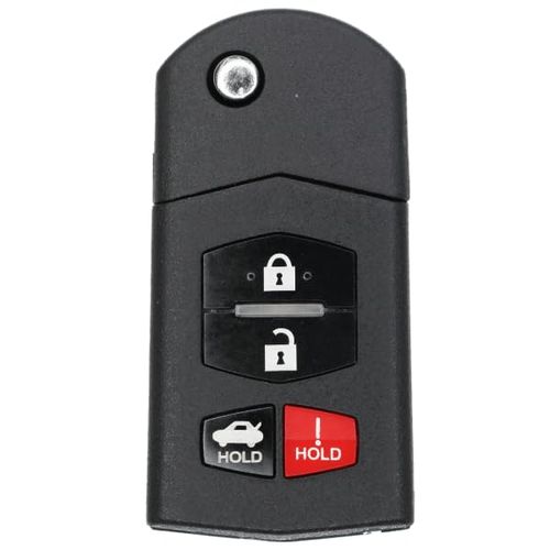 Replacement Flip Key Fob for Mazda MX-5 Miata 2006-2015 FCC BGBX1T478SKE125-01 Part Number BBM4-67-5RY BBM4675RY