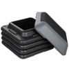 16'' Fitness Aerobic Step Platform Adjust 4" - 12" Exercise Stepper W/ 4 Risers