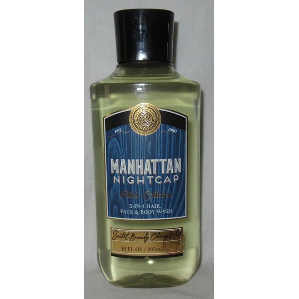 Bath & Body Works 3-in-1 Hair, Face & Body Wash Men's MANHATTAN NIGHTCAP