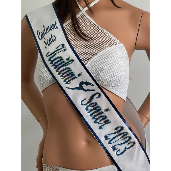 SENIOR SASH, CHEER SASH, GRADUATION SASH